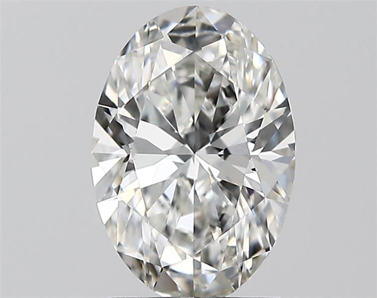 1.87 Carat Oval Lab Diamond with  Cut Diamond in 14KT  view 1
