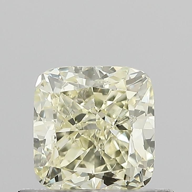 0.73 Carat Cushion lab Diamond with  Cut Diamond in 14KT  view 1

