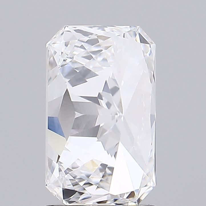 2.01 Carat Radiant Lab Diamond with  Cut Diamond in 14KT  view 1
