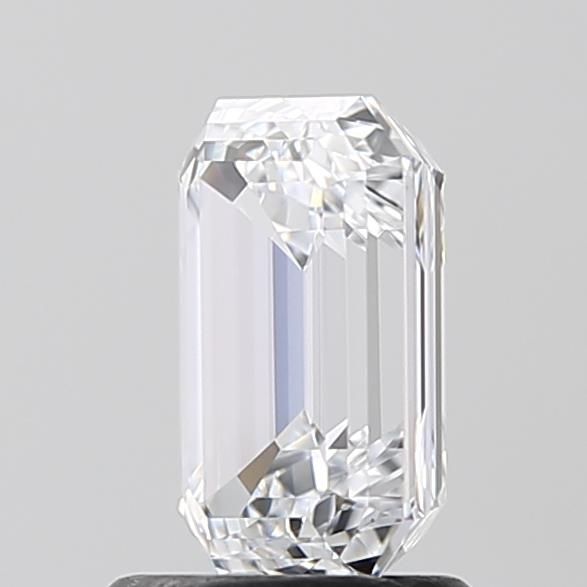1.51 Carat Emerald Lab Diamond with  Cut Diamond in 14KT  view 1
