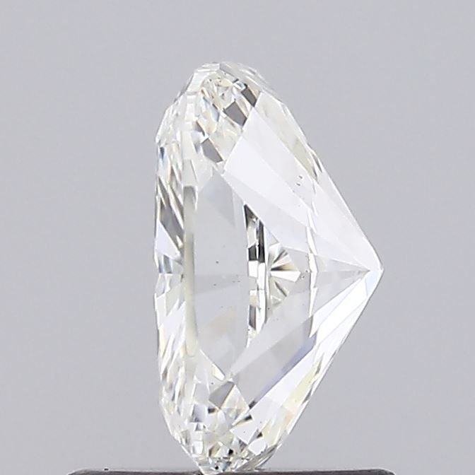 1.26 Carat Cushion Lab Diamond with  Cut Diamond in 14KT  view 1

