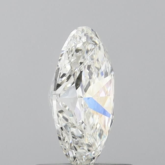 1.01 Carat Oval Lab Diamond with  Cut Diamond in 14KT  view 1
