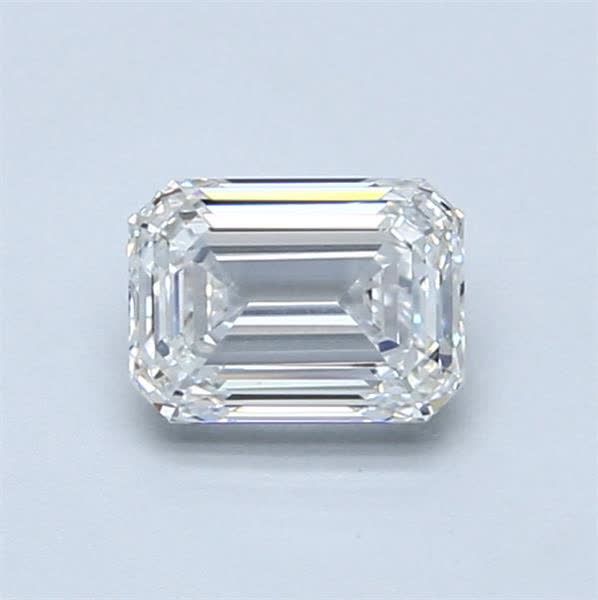 0.9 Carat Emerald Natural Diamond with  Cut Diamond in 14KT  view 1
