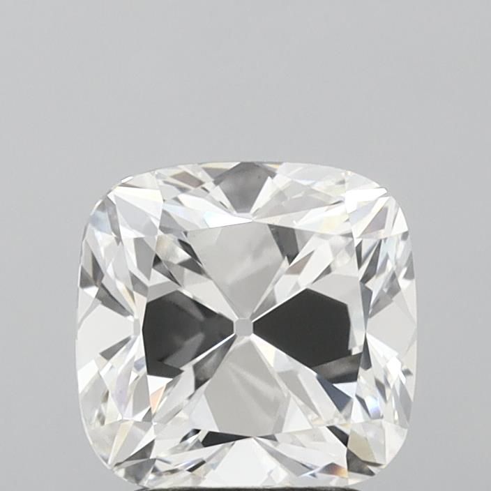 2.55 Carat Cushion Lab Diamond with  Cut Diamond in 14KT  view 1
