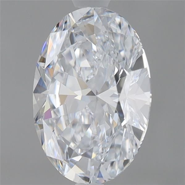 1.11 Carat Oval Lab Diamond with  Cut Diamond in 14KT  view 1
