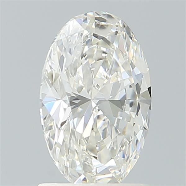 1.63 Carat Oval Lab Diamond with  Cut Diamond in 14KT  view 1

