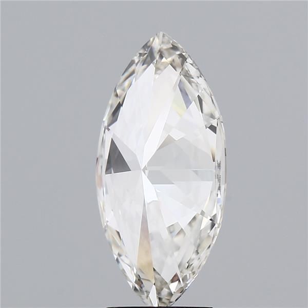 3.03 Carat Marquise Lab Diamond with  Cut Diamond in 14KT  view 1
