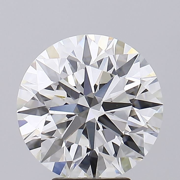 5.1 Carat Round Lab Diamond with  Cut Diamond in 14KT  view 1
