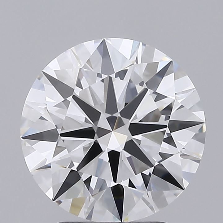3.01 Carat Round Lab Diamond with  Cut Diamond in 14KT  view 1
