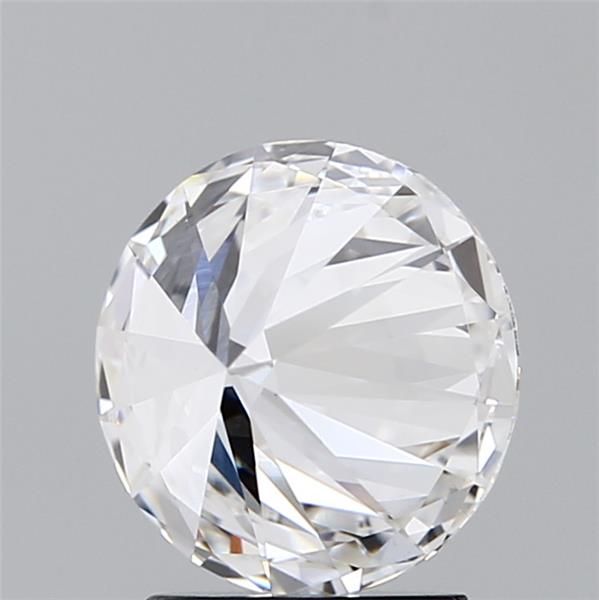 2.18 Carat Round Lab Diamond with  Cut Diamond in 14KT  view 1
