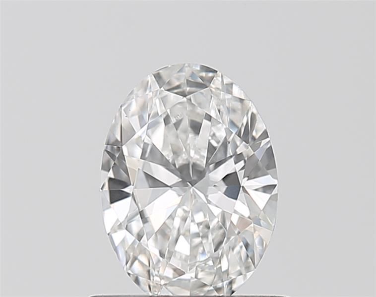 0.7 Carat Oval Lab Diamond with  Cut Diamond in 14KT  view 1
