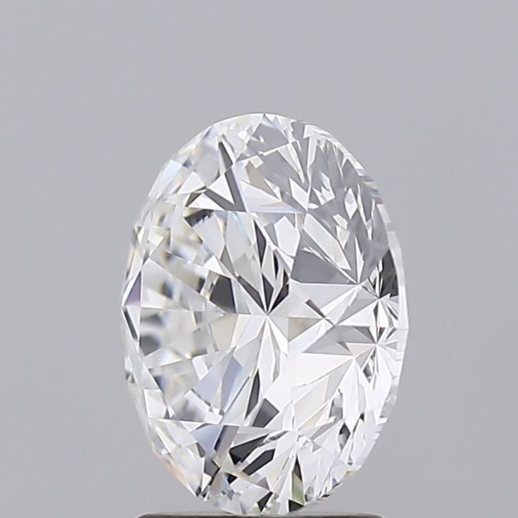 3.07 Carat Round Lab Diamond with  Cut Diamond in 14KT  view 1

