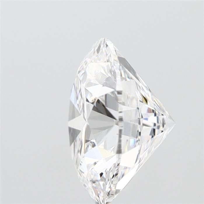 3.4 Carat Round Lab Diamond with  Cut Diamond in 14KT  view 1

