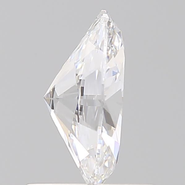 1.06 Carat Oval Lab Diamond with  Cut Diamond in 14KT  view 1
