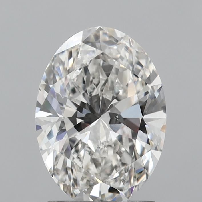 2.11 Carat Oval Lab Diamond with  Cut Diamond in 14KT  view 1
