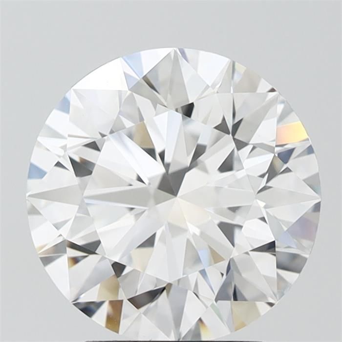3.31 Carat Round Lab Diamond with  Cut Diamond in 14KT  view 1
