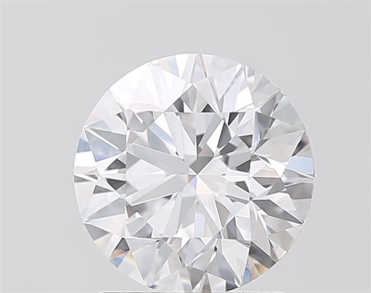 1.7 Carat Round Lab Diamond with  Cut Diamond in 14KT  view 1
