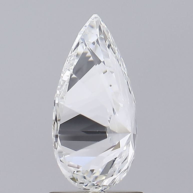 1.79 Carat Pear Lab Diamond with  Cut Diamond in 14KT  view 1
