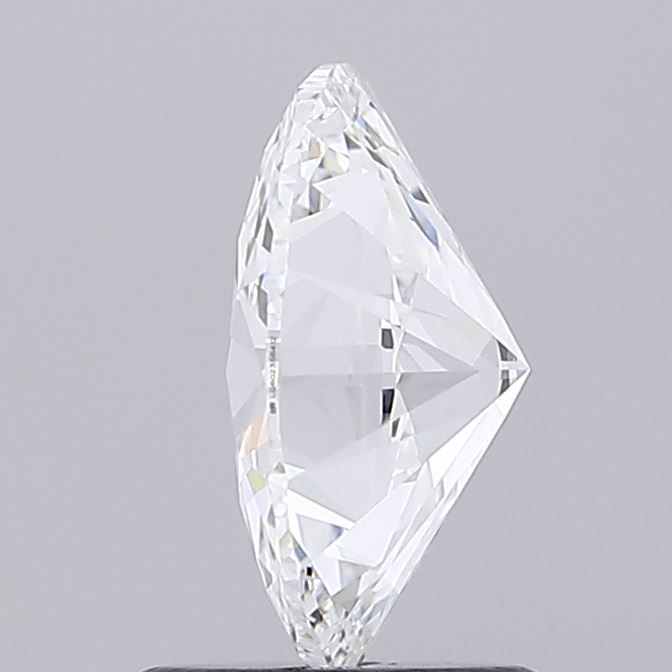 1.42 Carat Oval Lab Diamond with  Cut Diamond in 14KT  view 1
