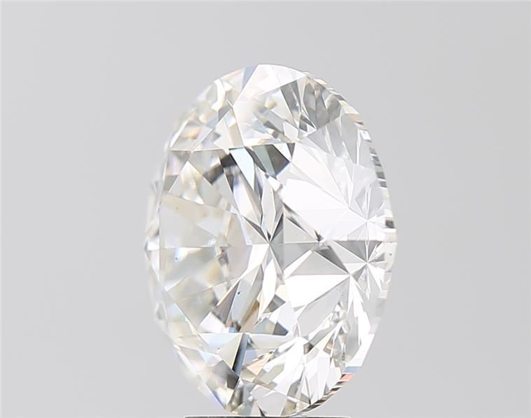 7.62 Carat Round Lab Diamond with  Cut Diamond in 14KT  view 1
