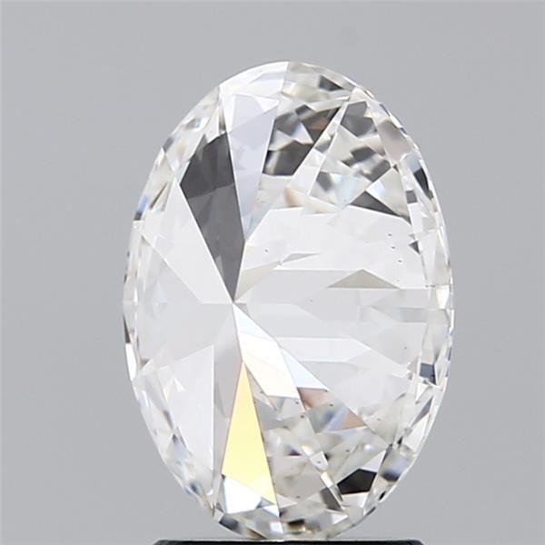 2.01 Carat Oval Lab Diamond with  Cut Diamond in 14KT  view 1

