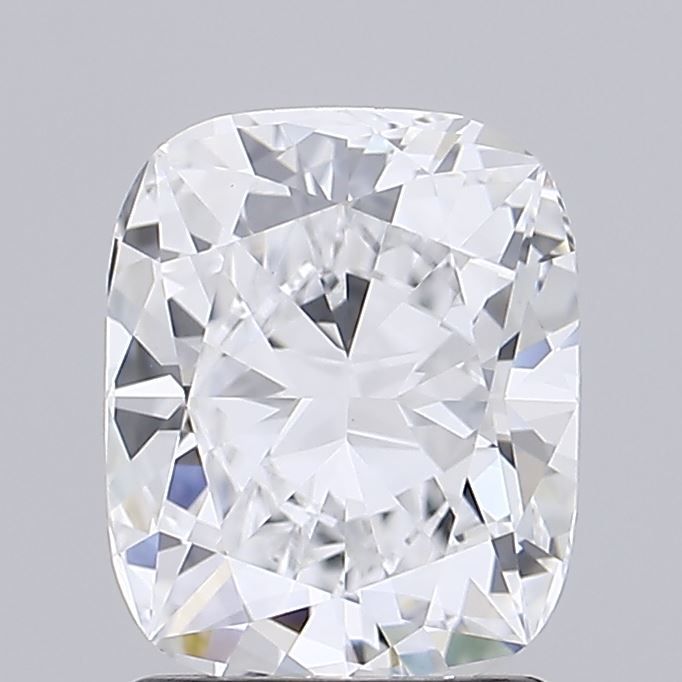 1.81 Carat Cushion Lab Diamond with  Cut Diamond in 14KT  view 1
