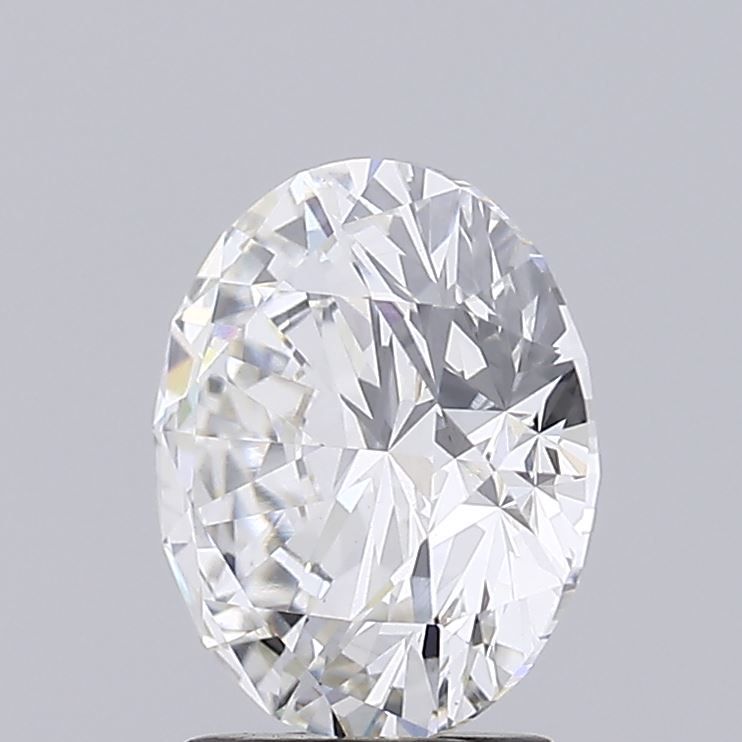 3.22 Carat Round Lab Diamond with  Cut Diamond in 14KT  view 1

