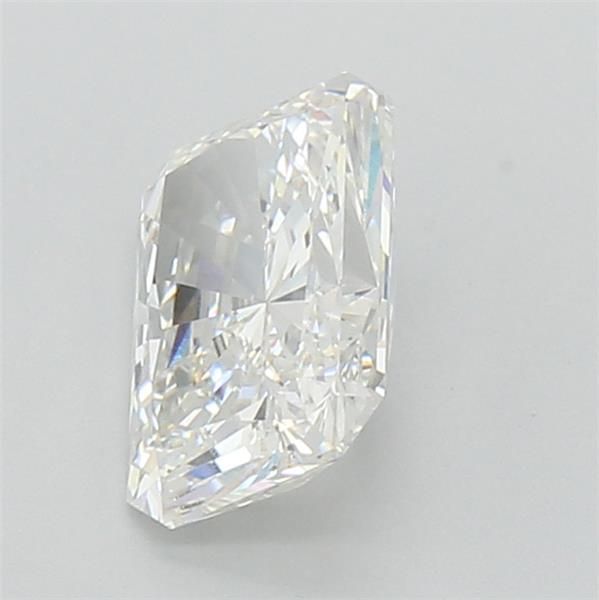 2.25 Carat Radiant Lab Diamond with  Cut Diamond in 14KT  view 1
