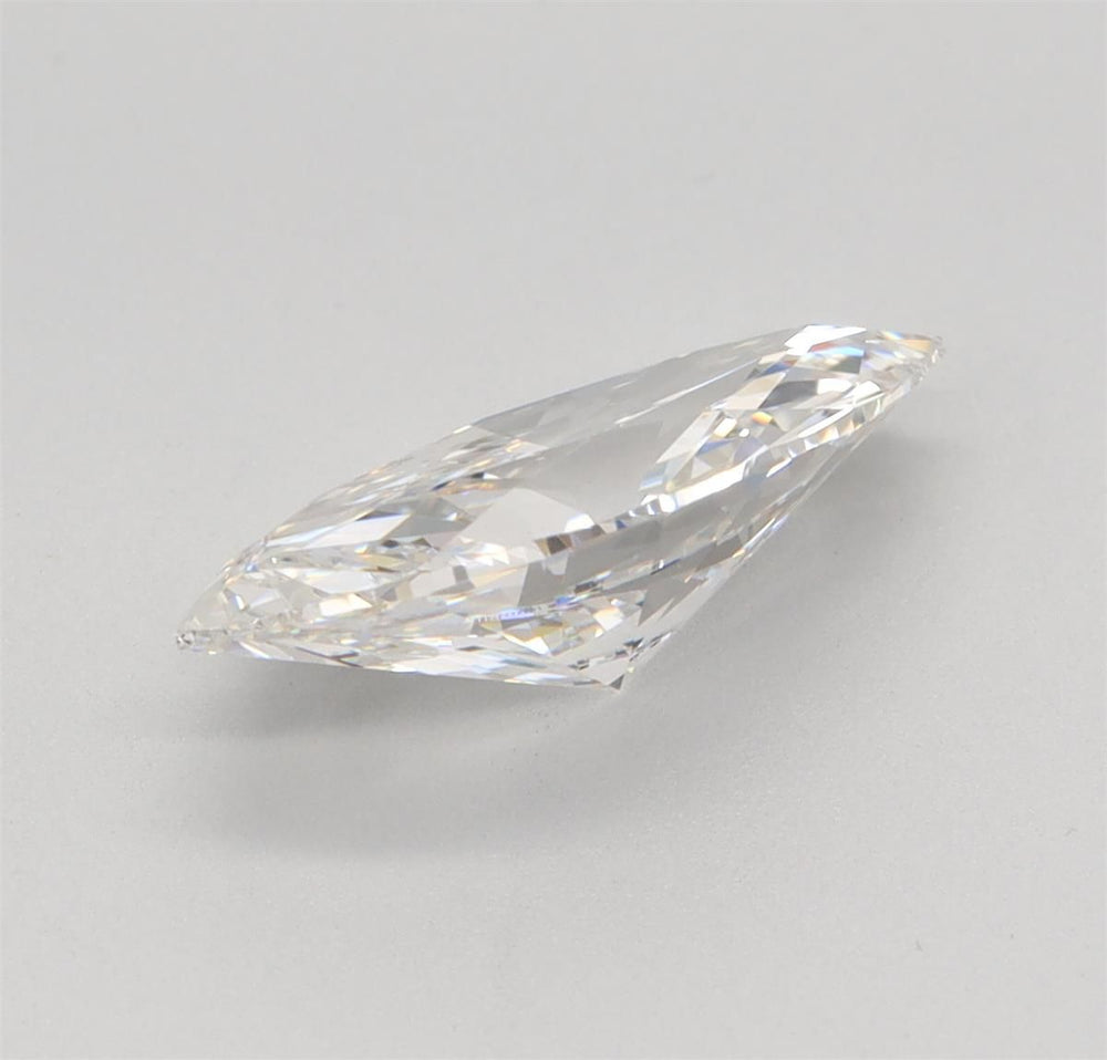 1.51 Carat Marquise Lab Diamond with  Cut Diamond in 14KT  view 1
