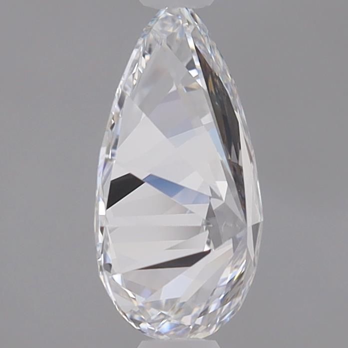 1.06 Carat Pear Lab Diamond with  Cut Diamond in 14KT  view 1
