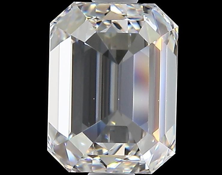1.2 Carat Emerald Natural Diamond with  Cut Diamond in 14KT  view 1
