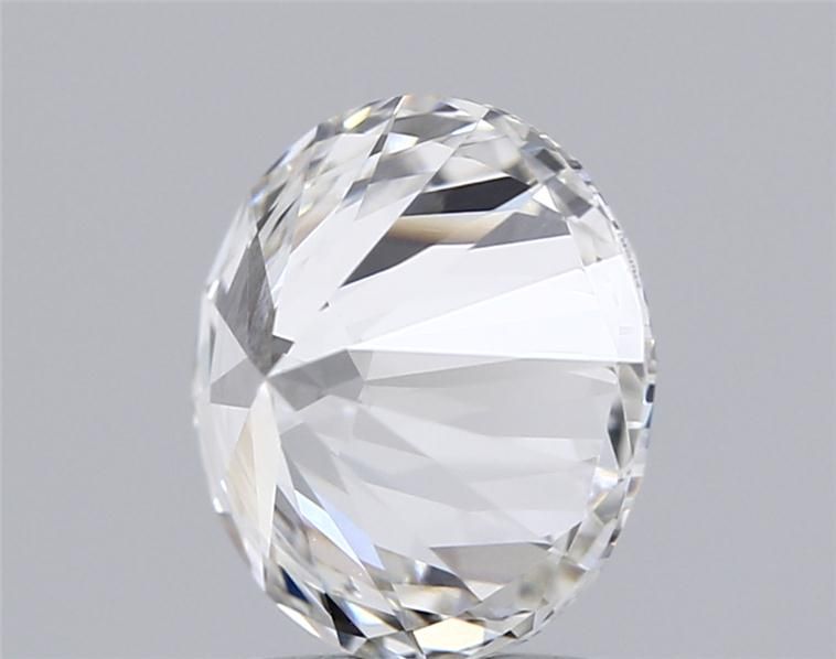 2.53 Carat Round Lab Diamond with  Cut Diamond in 14KT  view 1
