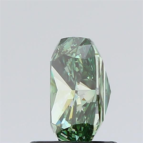 1.05 Carat Cushion Lab Diamond with  Cut Diamond in 14KT  view 1
