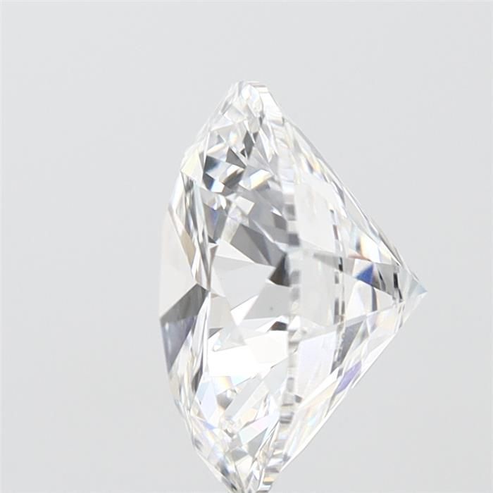 3.9 Carat Round Lab Diamond with  Cut Diamond in 14KT  view 1
