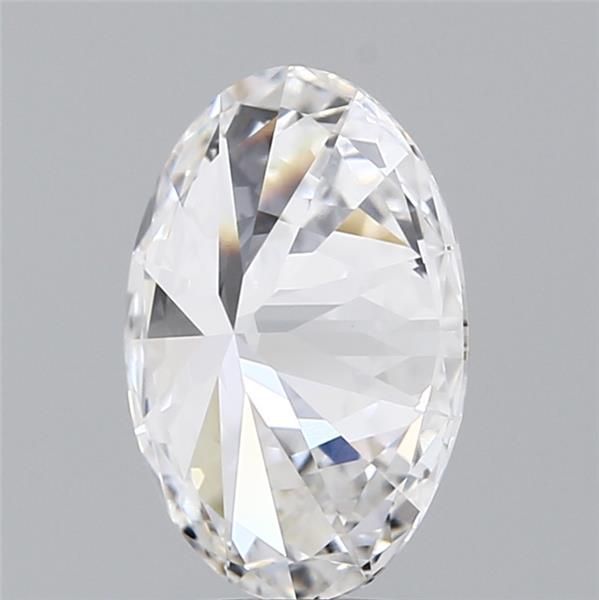 2.13 Carat Oval Lab Diamond with  Cut Diamond in 14KT  view 1
