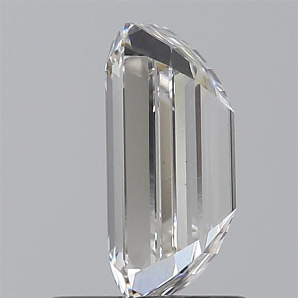1.11 Carat Emerald Lab Diamond with  Cut Diamond in 14KT  view 1

