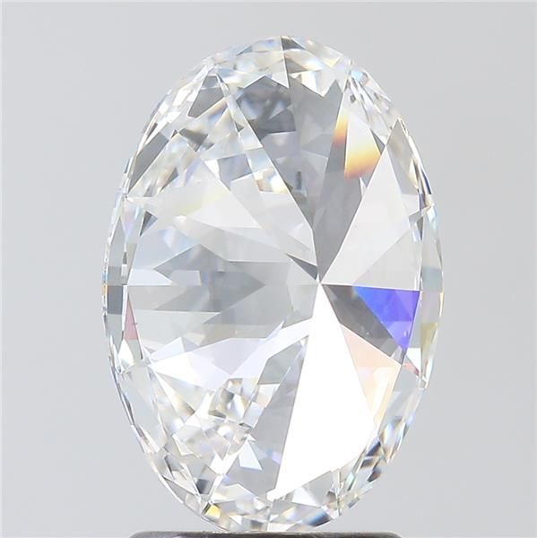 3.01 Carat Oval Lab Diamond with  Cut Diamond in 14KT  view 1

