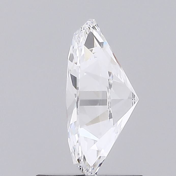 1.12 Carat Oval Lab Diamond with  Cut Diamond in 14KT  view 1
