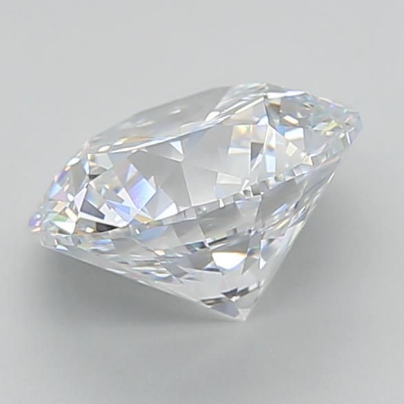 3.08 Carat Round Lab Diamond with  Cut Diamond in 14KT  view 1

