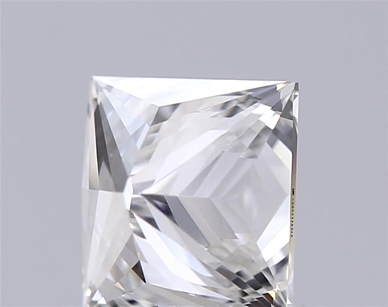 1.01 Carat Princess Lab Diamond with  Cut Diamond in 14KT  view 1
