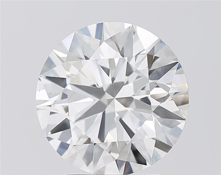 3.17 Carat Round Lab Diamond with  Cut Diamond in 14KT  view 1
