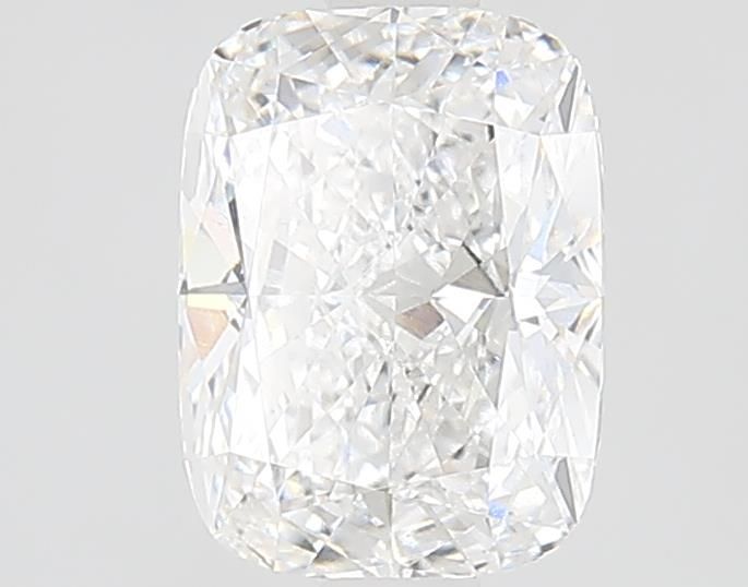 1.4 Carat Cushion Lab Diamond with  Cut Diamond in 14KT  view 1
