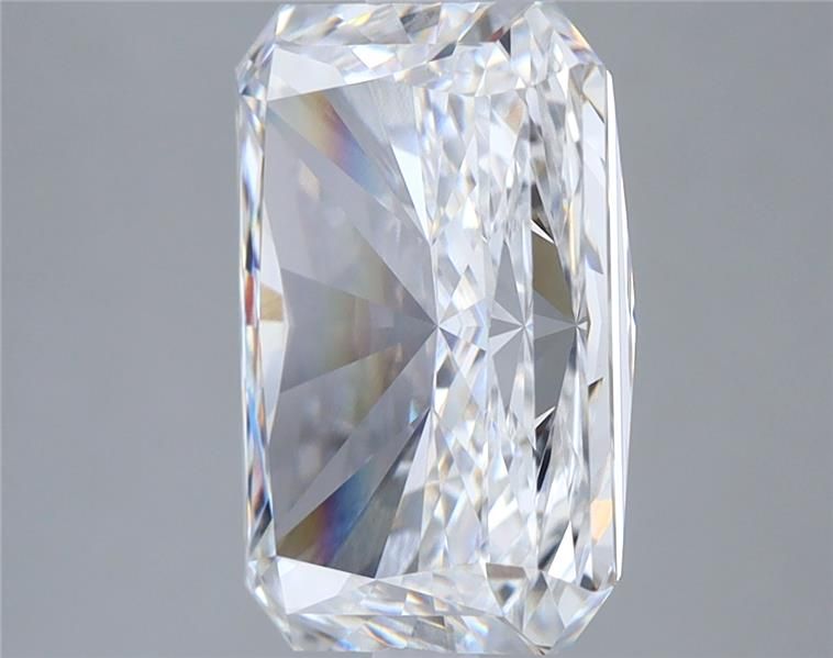 6.03 Carat Cushion Lab Diamond with  Cut Diamond in 14KT  view 1
