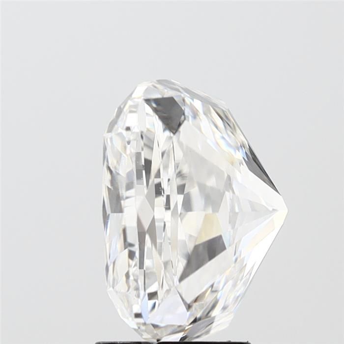 5.51 Carat Cushion Lab Diamond with  Cut Diamond in 14KT  view 1
