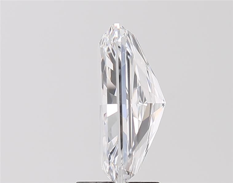 3.58 Carat Radiant Lab Diamond with  Cut Diamond in 14KT  view 1
