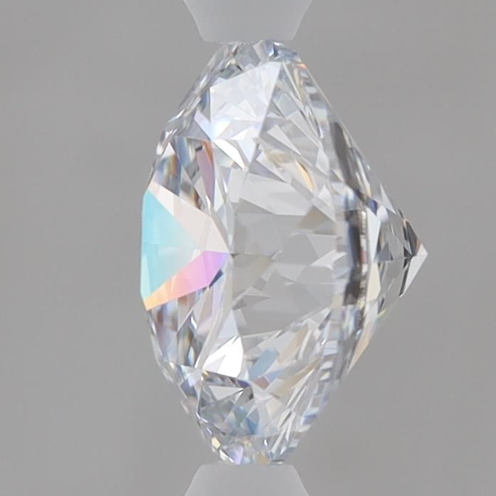 1.39 Carat Round lab Diamond with  Cut Diamond in 14KT  view 1
