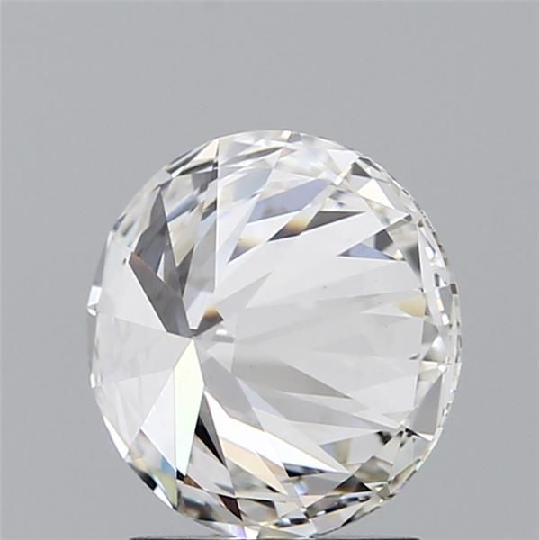 2.17 Carat Round Lab Diamond with  Cut Diamond in 14KT  view 1
