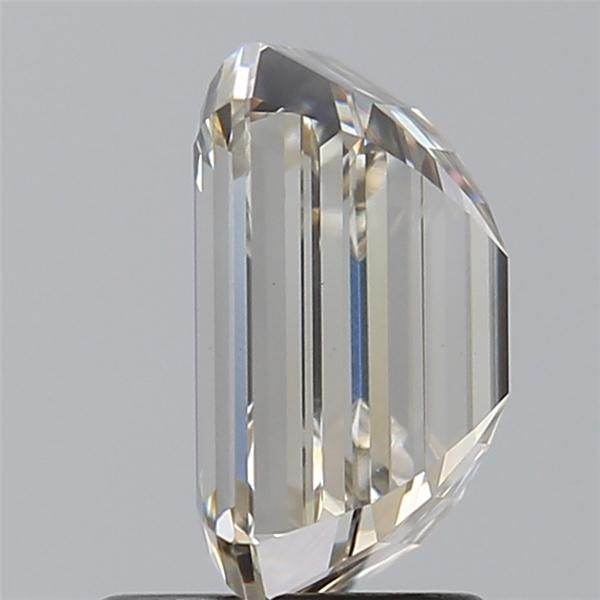 2.2 Carat Emerald Lab Diamond with  Cut Diamond in 14KT  view 1

