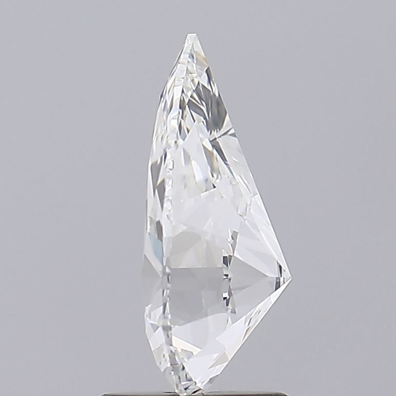 2.0 Carat Pear Lab Diamond with  Cut Diamond in 14KT  view 1
