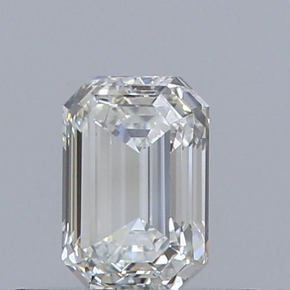 0.42 Carat Emerald Natural Diamond with  Cut Diamond in 14KT  view 1
